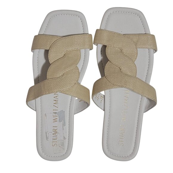 NEW Stuart Weitzman Ibiza Sandals Womens 8.5 Chic Old Money Causal Designer - Picture 2 of 8